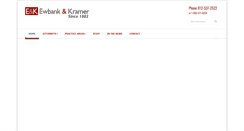 Desktop Screenshot of ewbankkramer.com